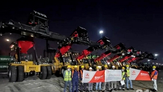 14 Units SANY Port Equipment Arrived At The Largest Port In East Saudi Arabia