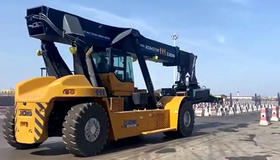 New Breakthrough! XCMG Exports Reach Stacker to Central Asia