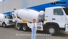 5 Units HOWO Concrete Mixer Truck ZZ1257N3847N1 Delivered to Africa