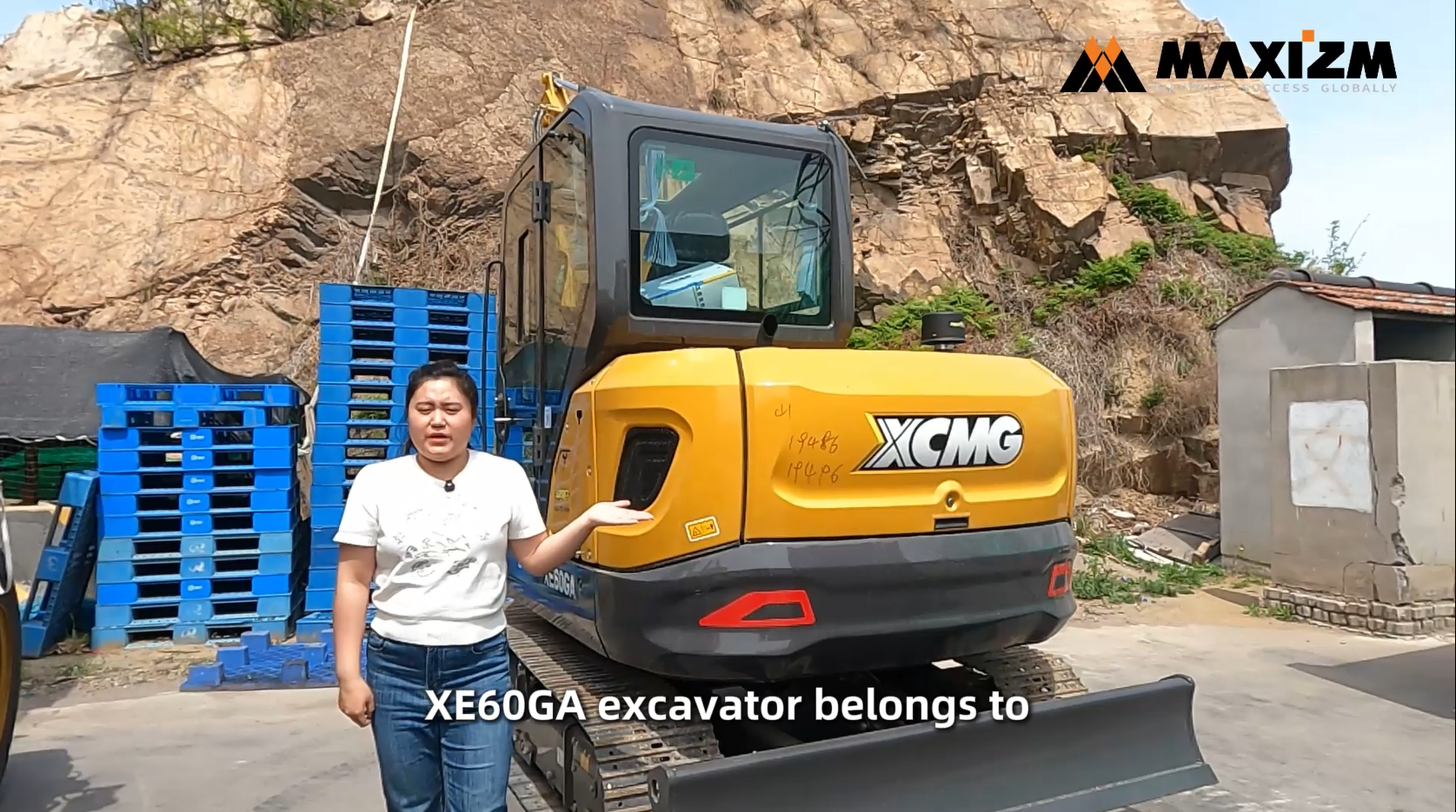 XCMG XE60GA Full Model Walkaround – Built for Narrow Jobs