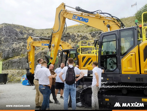 XCMG Debut In The UK Hillhead Exhibition