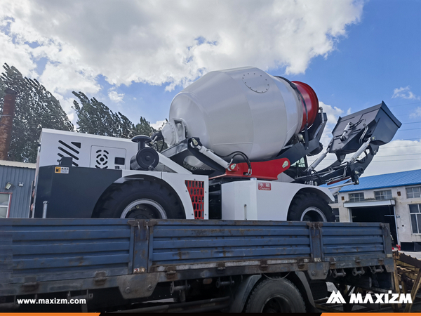 Armenia - 1 Unit LUZUN JBC5500 Self Loading Concrete Mixer Truck